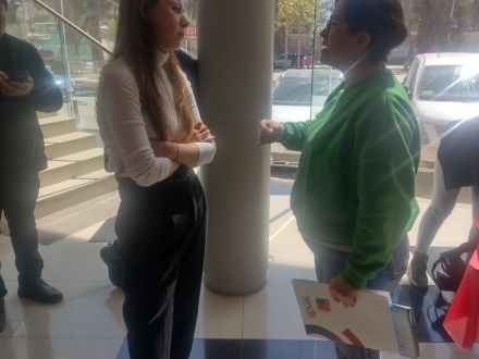 Visita ministra del trabajo