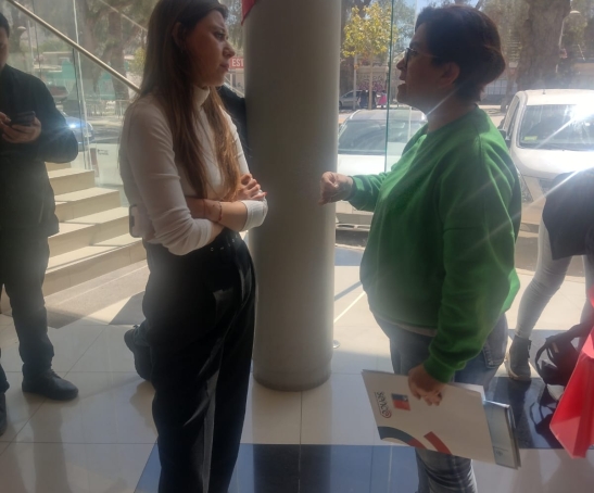 Visita ministra del trabajo